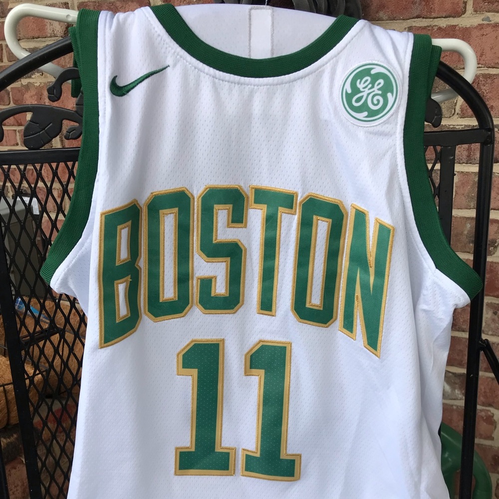 White Kylie Irving Celtics Jersey